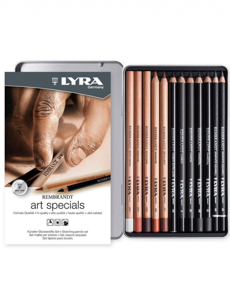 Set Lápices Mixtos Lyra Rembrandt Art Specials 12 Piezas