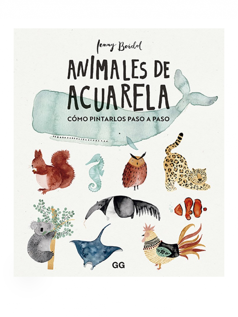 Libro Animales De Acuarela Jenny Boidol