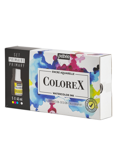 Set Tintas De Acuarela Liquida Pebeo Colorex X 10