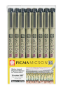 Tiralíneas Sakura Pigma Micron 0.5mm Set 8 Colores XSDK05-8A