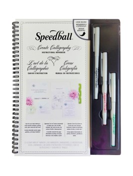 Speedball Libro Caligrafía + Marcadores Elegant Writer 28012