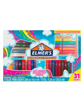 Kit Pegamento Glitter Elmers en tubo 31 Unidades 2023371