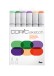 Marcadores Copic Sketch Set 6 Colores Secundarios SKETCHSET024