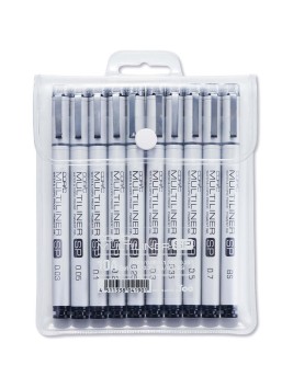 Tiralíneas Copic Multiliner Recargables SP Set 10A MULSPSET001