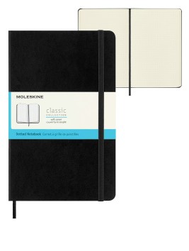 Libreta Moleskine Grande (13 x 21 cm) Tapa Blanda Puntos MO892741