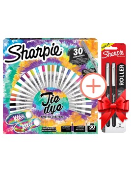 Marcadores Permanentes Sharpie Pack Ruleta 30 Colores Tie-Dye + Regalo 2174194