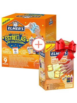 Kit de Slime Elmers Estrellas de Colección 9 Piezas + Regalo 2190602