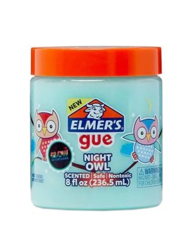 Slime Elmers Gue Night Owl Brilla en la Oscuridad 8oz 2194459