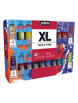 Óleo Pebeo XL Studio Set 40 Colores 20ml 920246