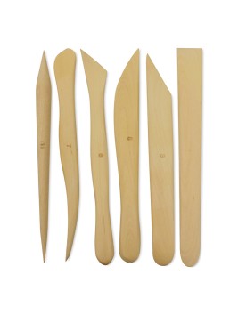 Herramientas de Madera para Modelar Art Alternatives Set 6 Grandes AA17300