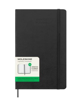 Agenda Moleskine Sin Fecha Vista Semanal + Notas 13x21 cm 8056598857122