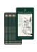 Lápices Grafito Faber Castell 9000 Design Set 12 5B-5H FC119064