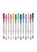 Lápices Gel Gelly Roll Sakura Metallic Set 12 Colores 0.4mm XPGB-12MT