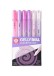 Lápices Gel Gelly Roll Sakura Variados Set 6 Colores Rosados y Morados 1.0mm XPGB-AS6B