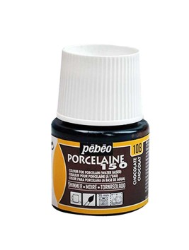 Pebeo Porcelaine 150 45ml Chocolate Tornasol PB24108