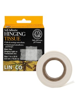 Cinta de Papel Autoadhesiva para Montaje Lineco 2,5cm x 10,66mts L533-0125