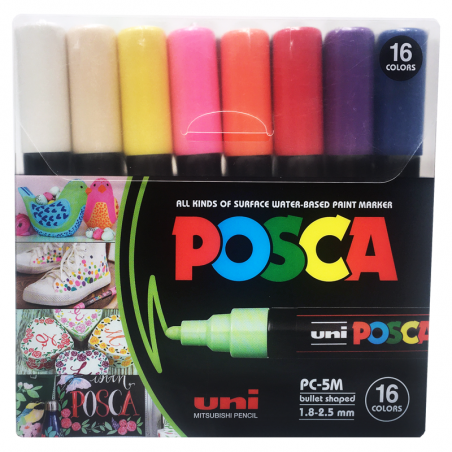 Marcadores Posca 5M Set 15 Colores